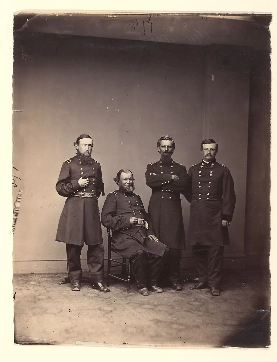 General William Ward and Staff — Mathew B. Brady