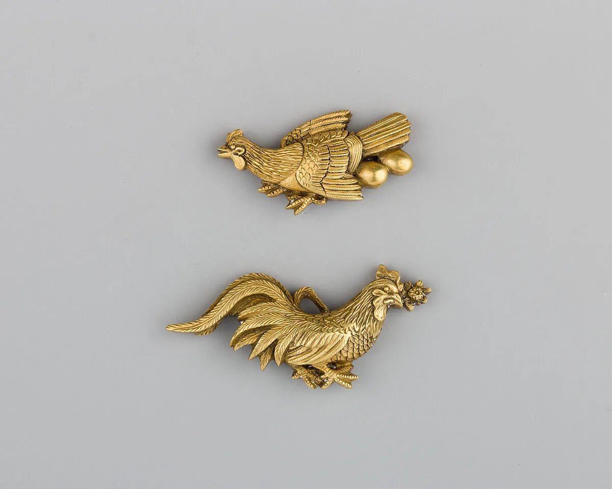 Pair of Sword-Grip Ornaments (Menuki) — Unknown