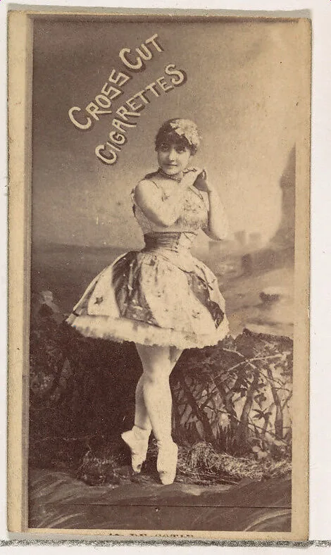 Ballerina, from the Actors and Actresses series (N145-1) issued by Duke Sons & Co. to promote Cross Cut Cigarettes — W. Duke, Sons & Co.