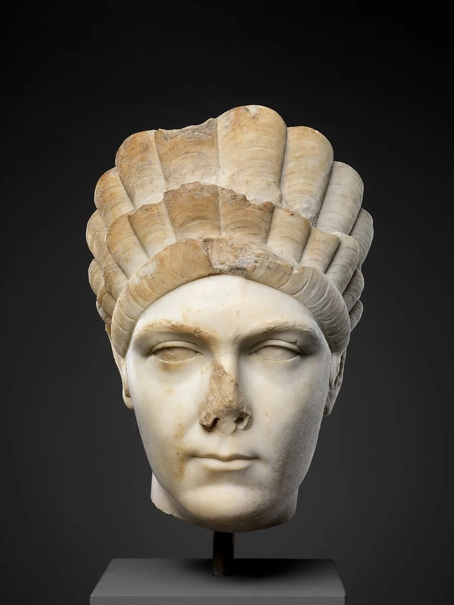 Marble portrait of Marciana, sister of the emperor Trajan — Unknown