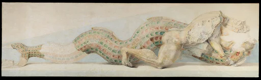 Reproduction of Herakles Wrestling Triton