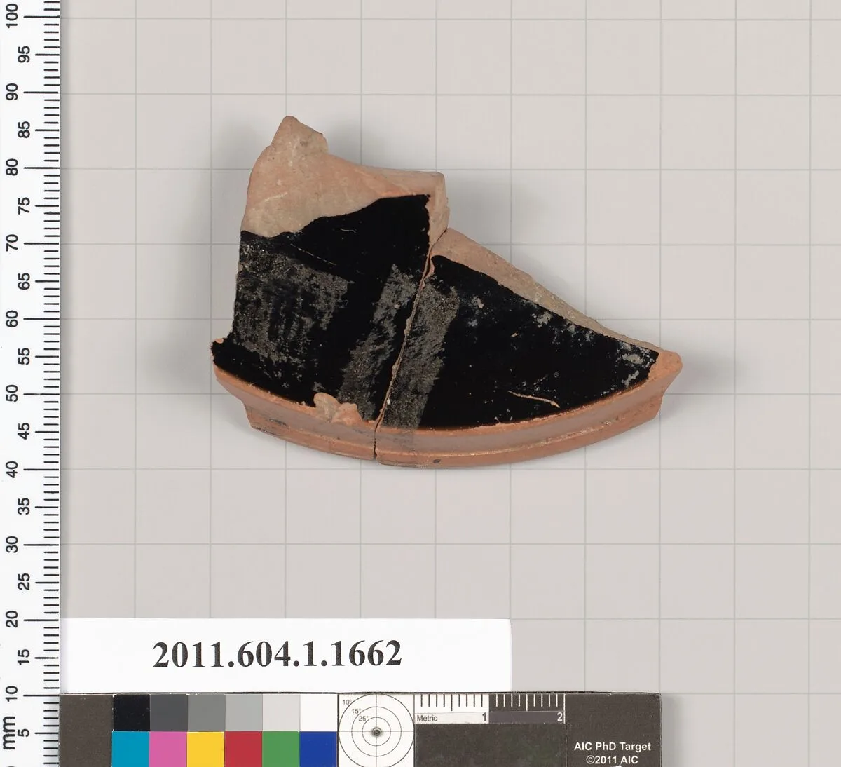 Terracotta fragment of a kylix (drinking cup) — Unknown