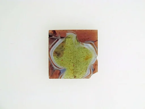 Glass mosaic inlay