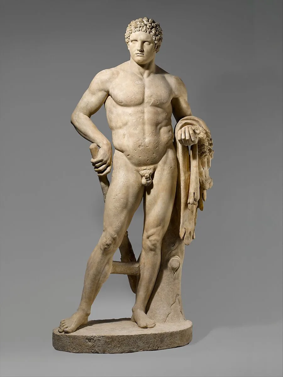 Marble statue of a youthful Hercules — Unknown