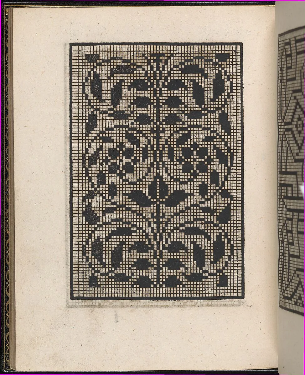 Page from Ein new kunstlich Modelbuch...(Page 40v) — Peter Quentel