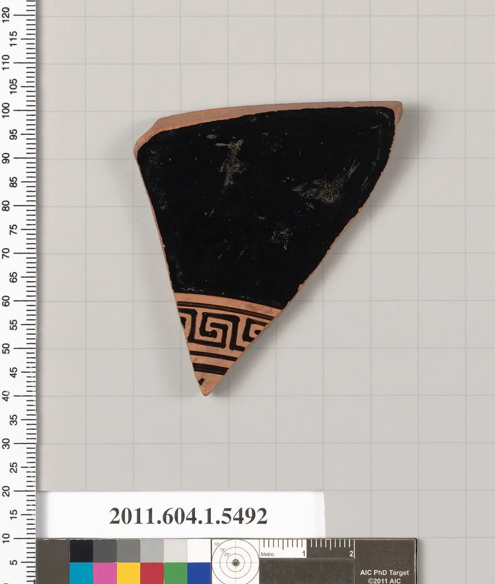 Terracotta fragment of a kylix (drinking cup) — Unknown