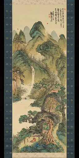 富岡鉄斎筆 天保九如図|Nine Auspicious Symbols of Longevity and Prosperity