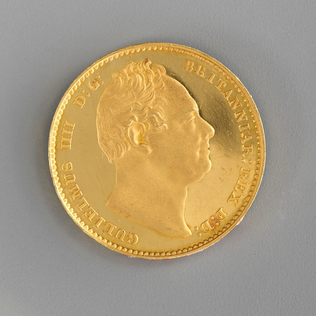 Proof sovereign of William IV — William Wyon