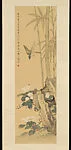 近代 黃君璧 花鳥 軸|Flowers and Bird