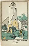 Dürnstein: Old Church Tower (Alter Kirchturm) — Karl Schwetz|Wiener Werkstätte