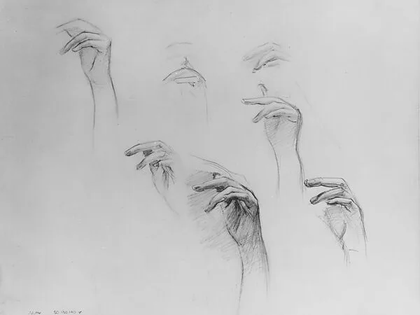 Left Hand for "Fumée d'Ambre Gris" — John Singer Sargent