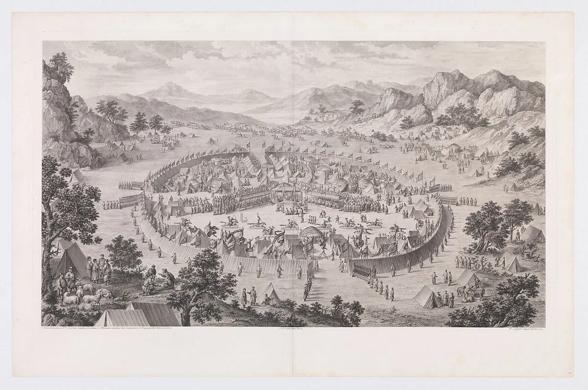 The Surrender of the Khan of Badakhsan — Charles Nicolas Cochin II|Pierre Philippe Choffard|Jean Damascene
