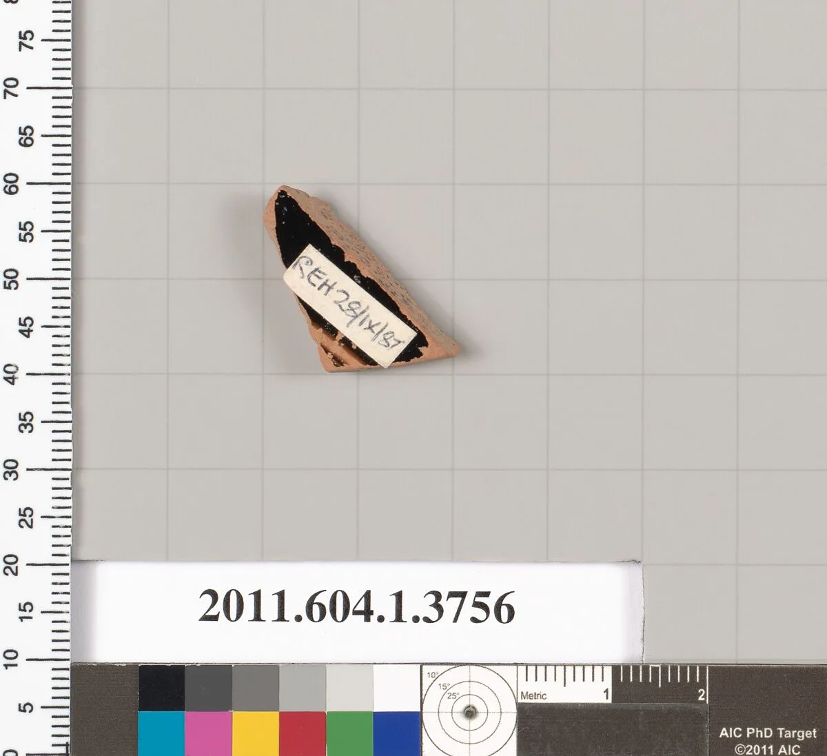 Terracotta fragment of a kylix (drinking cup) — Unknown