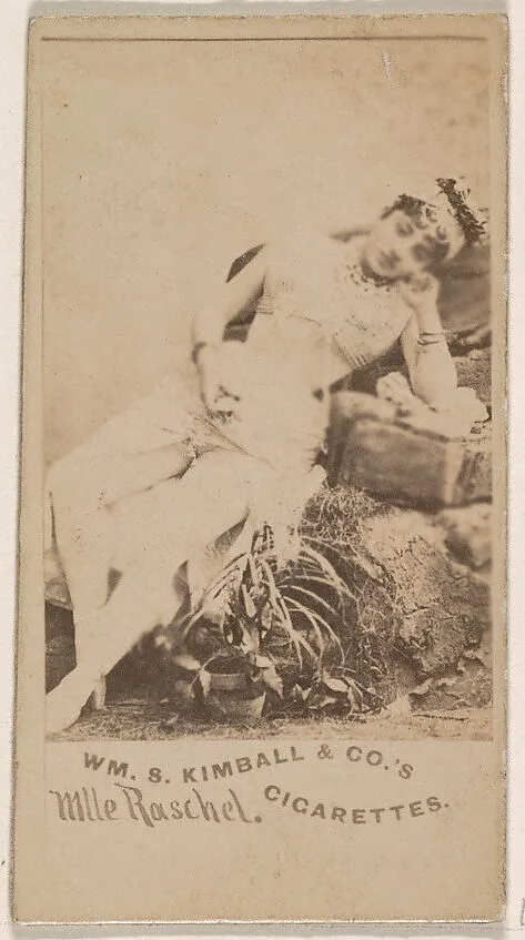 Mlle. Raschel, from the Actresses series (N203) issued by Wm. S. Kimball & Co. — William S. Kimball & Company