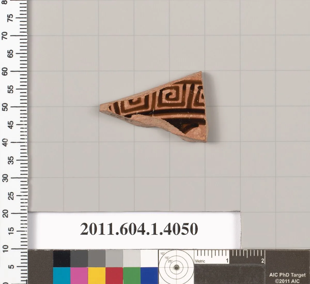 Terracotta fragment of a kylix (drinking cup) — Unknown
