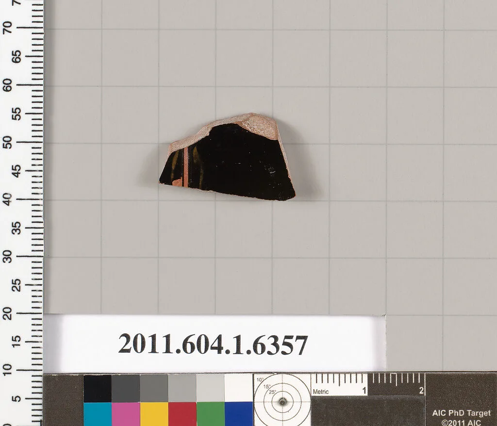 Terracotta fragment of a kylix (drinking cup) — Unknown