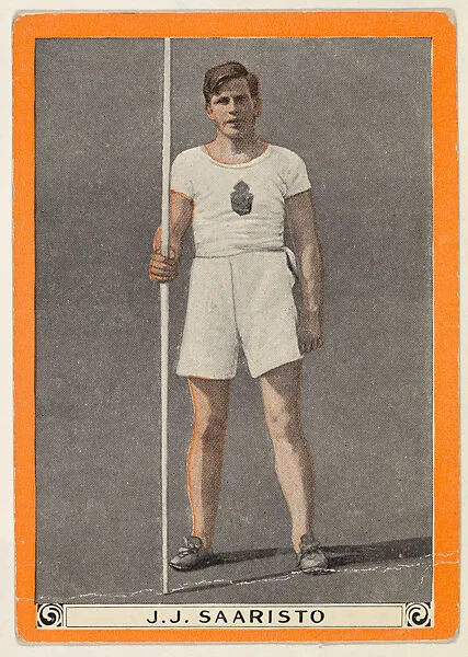 J. J. Saaristo, from for the World's Champion Athletes series (T230) — Pan Handle Scrap Company