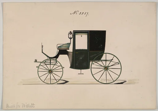 Design for Brougham, no. 3357