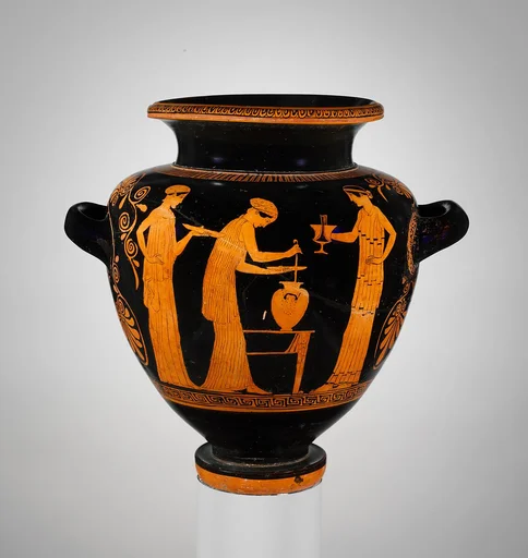 Terracotta stamnos (jar)