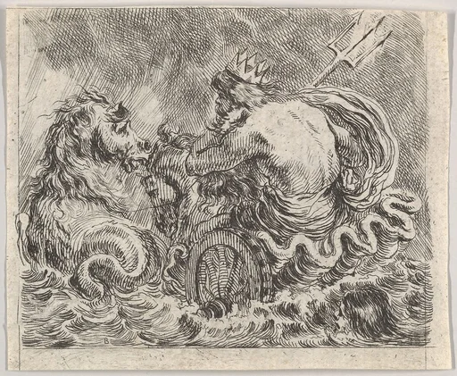 Neptune, from 'Game of Mythology' (Jeu de la Mythologie)