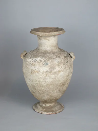 Terracotta Hadra hydria (water jar)