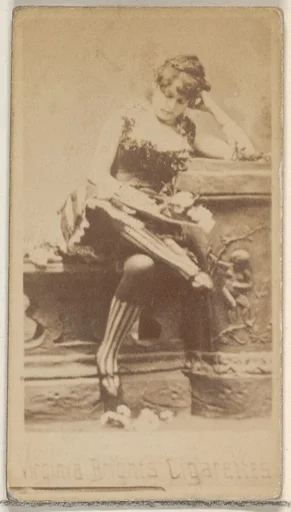 From the Actors and Actresses series (N45, Type 5) for Virginia Brights Cigarettes
