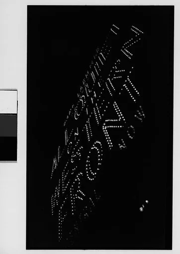[Neon Sign for "All Quiet on the Western Front", New York City]