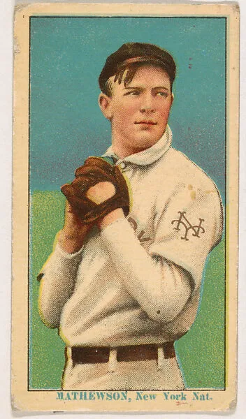 Christy Mathewson, New York, from Coupon Cigarettes Baseball Issue, 1914-1916 — Coupon Cigarettes