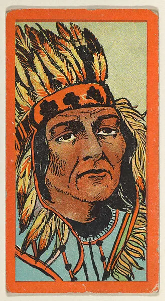 Nantaquas, from the "Indian Series" (T74), issued with Burley Cubs Cigars and Sweetbriar Cigarettes by the Booker Tobacco Company — Booker Tobacco Company, Lynchburg, Virginia