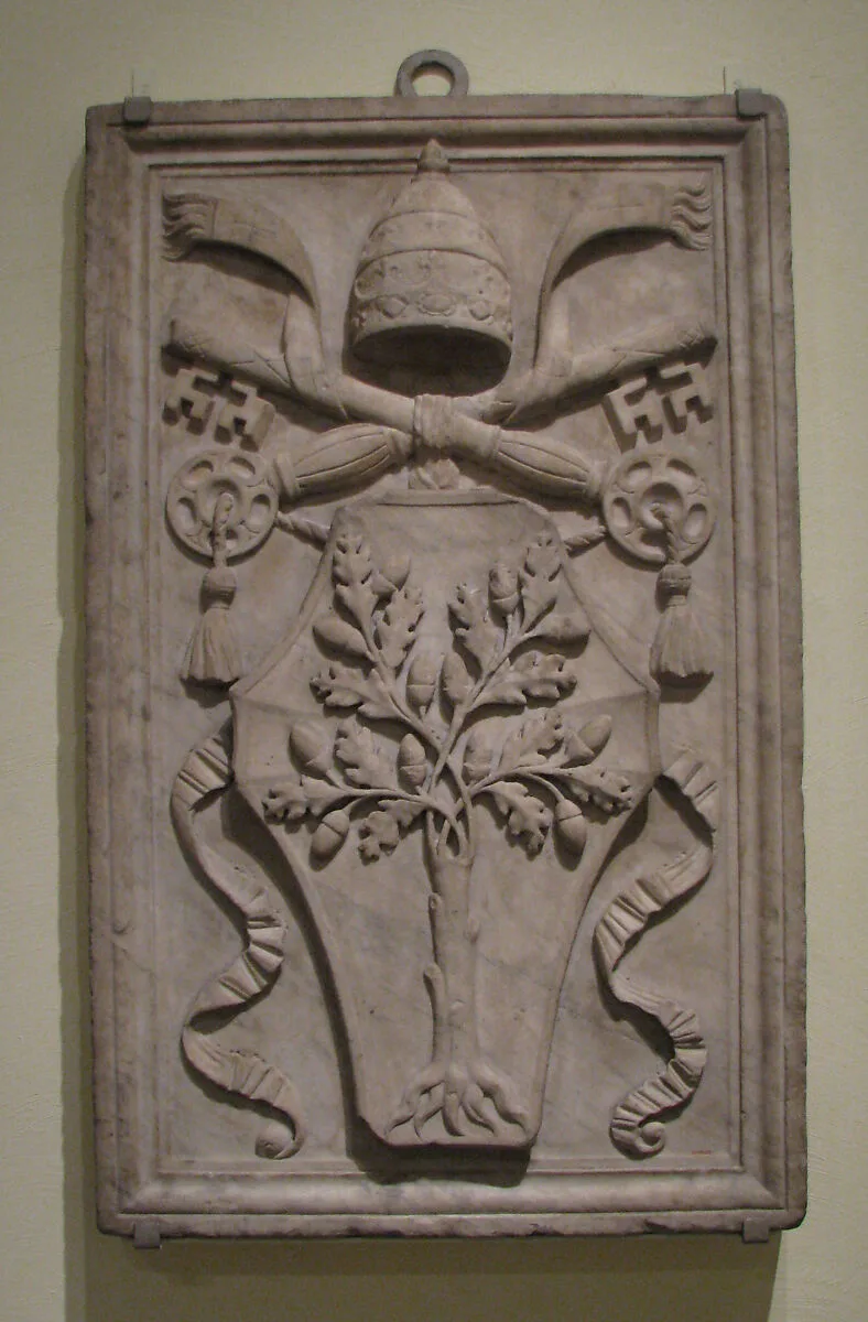 Arms of Pope Julius II (Giuliano della Rovere, reigned 1503–13) — Unknown