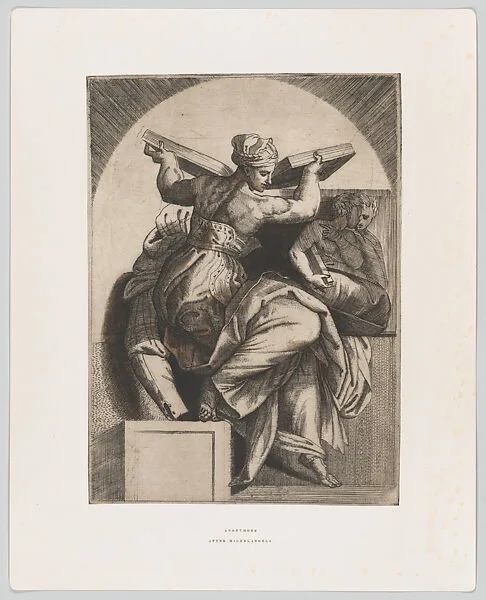 The Libyan Sibyl — Michelangelo Buonarroti|Anonymous, Italian