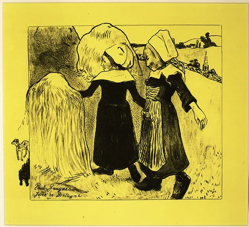 The Joys of Brittany, from the Volpini Suite: Dessins lithographiques
