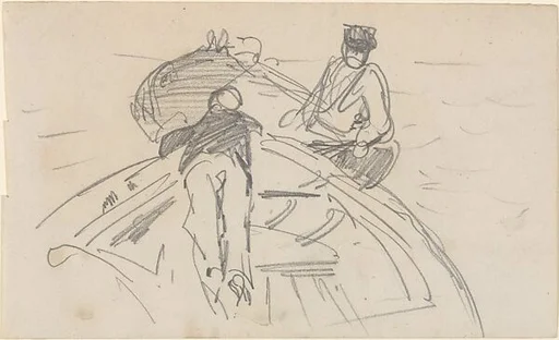 Two Men in Boats