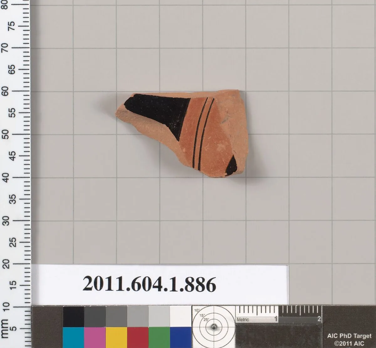 Terracotta fragment of a kylix (drinking cup) — Unknown