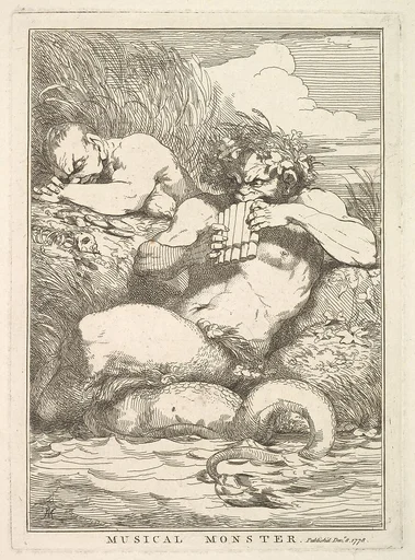 Musical Monster (from "Fifteen Etchings Dedicated to Sir Joshua Reynolds")