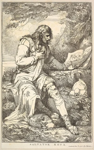 Salvator Rosa, from "Fifteen Etchings Dedicated to Sir Joshua Reynolds"