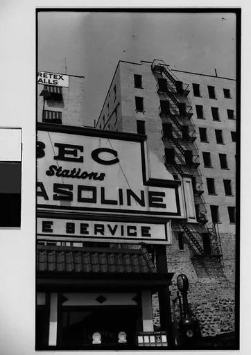 [Gas Station Facade in the Bronx, New York City]