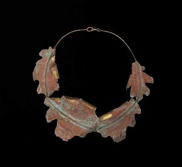 "Rustic Leaves" — Tess Sholom|Bill Blass Ltd.
