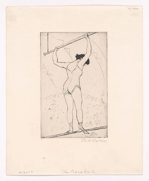 The Acrobat, Montmartre — Christopher Richard Wynne Nevinson