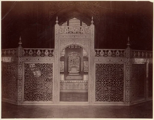 [Interior of Taj Mahal, Agra]