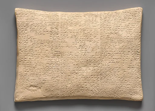 Cast reconstruction of Babylonian Flood Tablet
