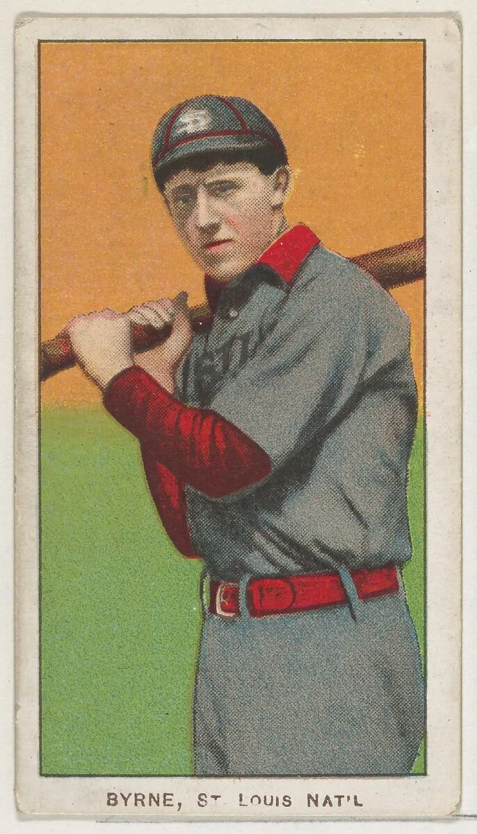 Byrne, St. Louis, National League, from the White Border series (T206) for the American Tobacco Company — American Tobacco Company