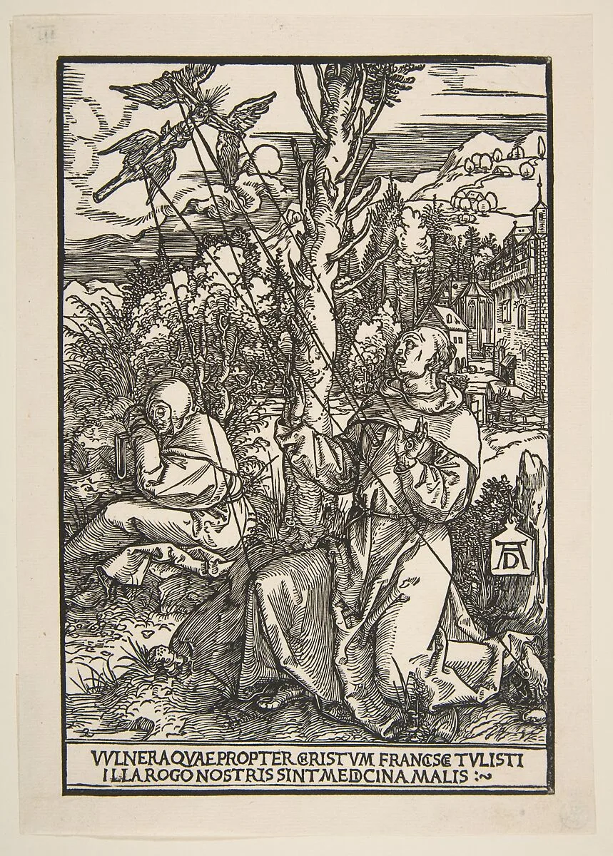 Saint Francis Receiving the Stigmata — Albrecht Dürer