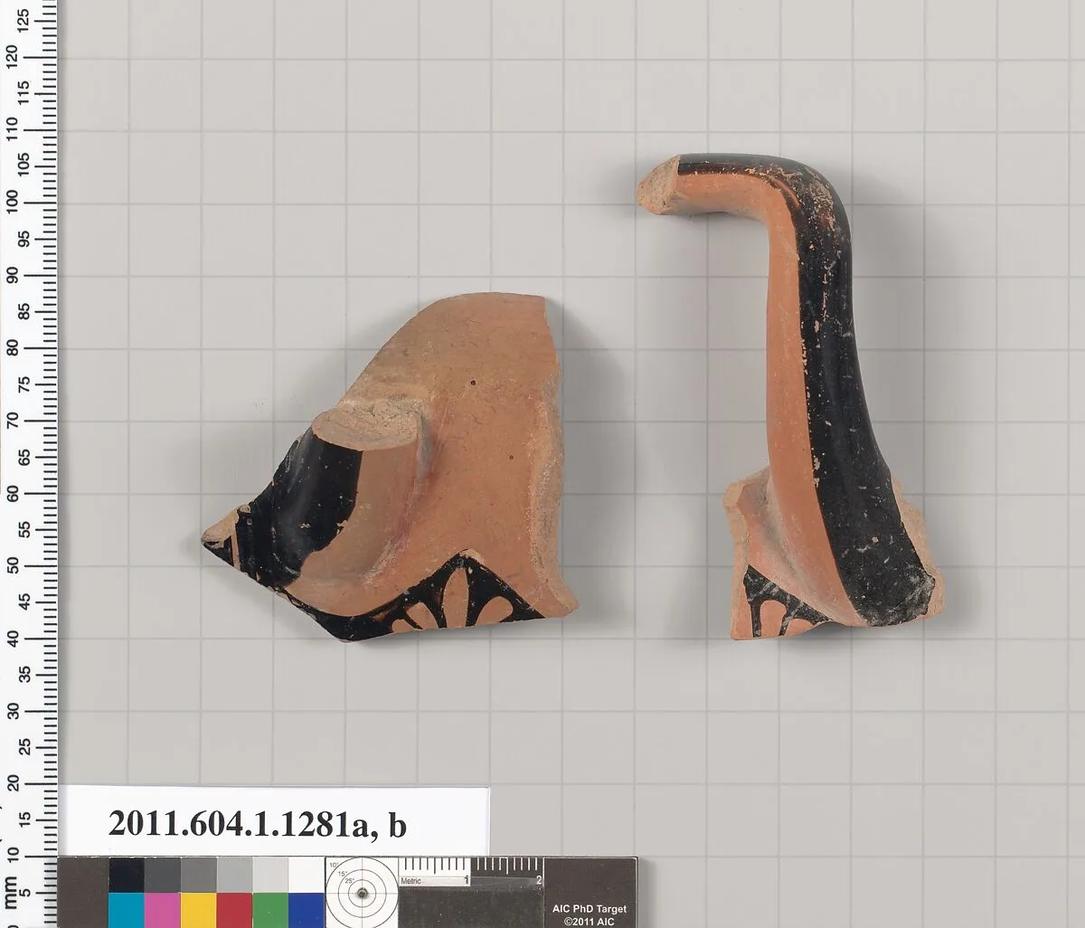 Terracotta fragments of kylikes (drinking cups) — Unknown