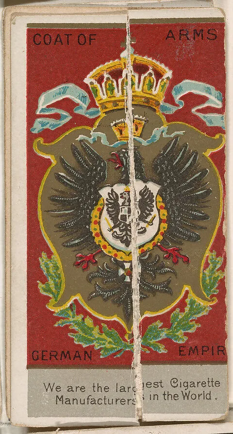 William I, Emperor of Germany, from the Rulers, Flags, and Coats of Arms series (N126-2) issued by W. Duke, Sons & Co. — W. Duke, Sons & Co.