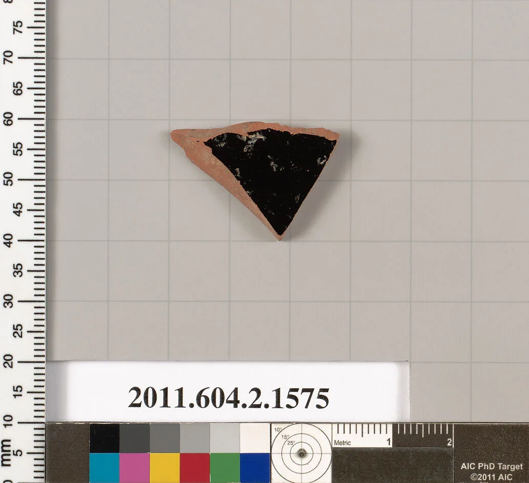 Terracotta fragment of a skyphos (deep drinking cup) — Unknown