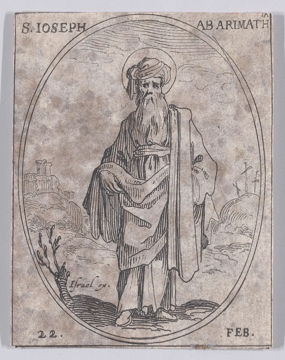 S. Félix, évêque de Metz (St. Felix, Bishop of Metz), February 21st, from "Les Images De Tous Les Saincts et Saintes de L'Année" (Images of All of the Saints and Religious Events of the Year) — Jacques Callot|Israël Henriet