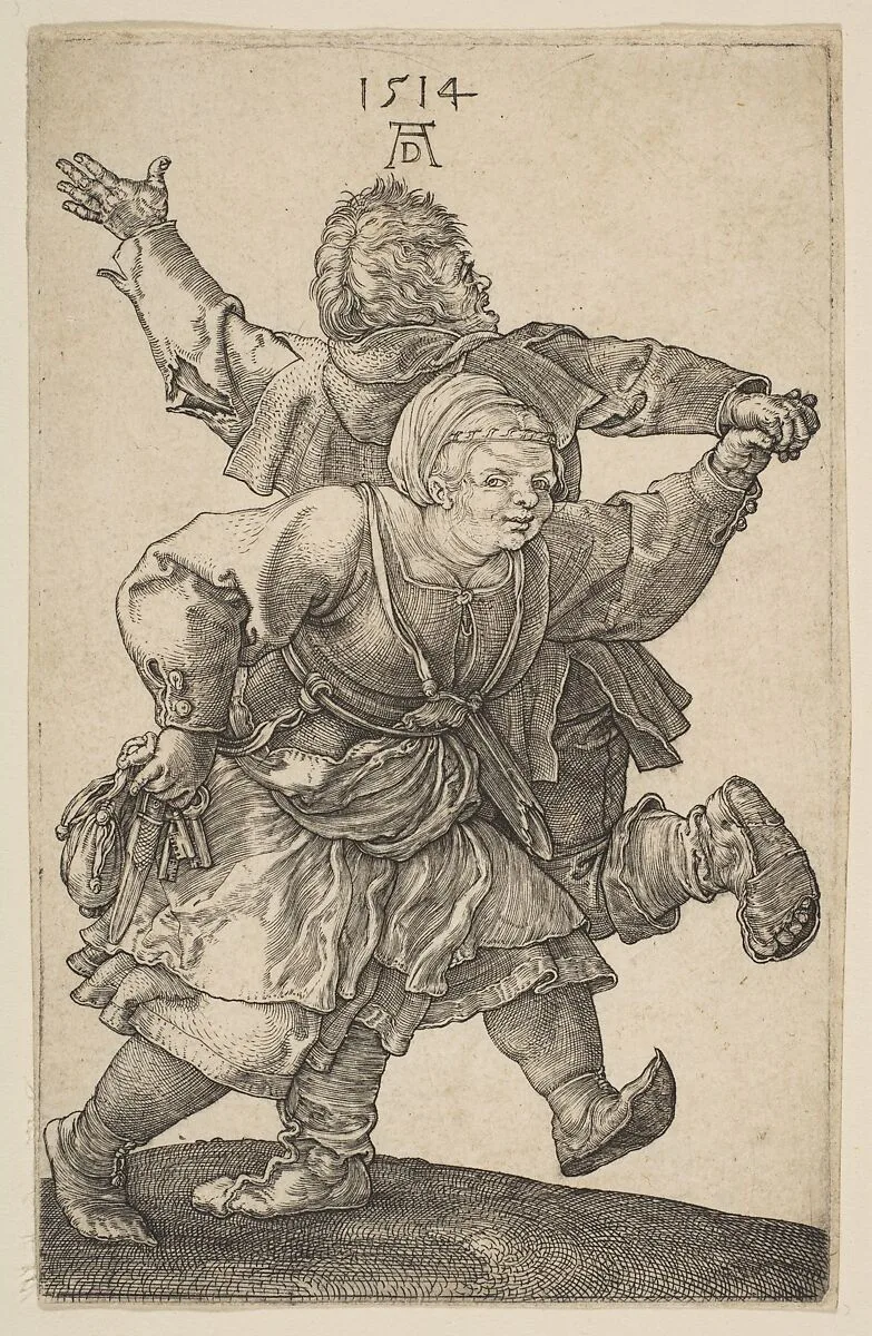 Peasant Couple Dancing — Albrecht Dürer