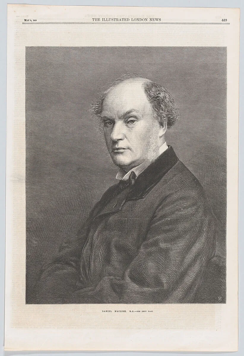 Daniel Maclise, R.A., from "Illustrated London News" — Daniel Maclise|John and Charles Watkins|Thomas Dewell Scott|Mason Jackson