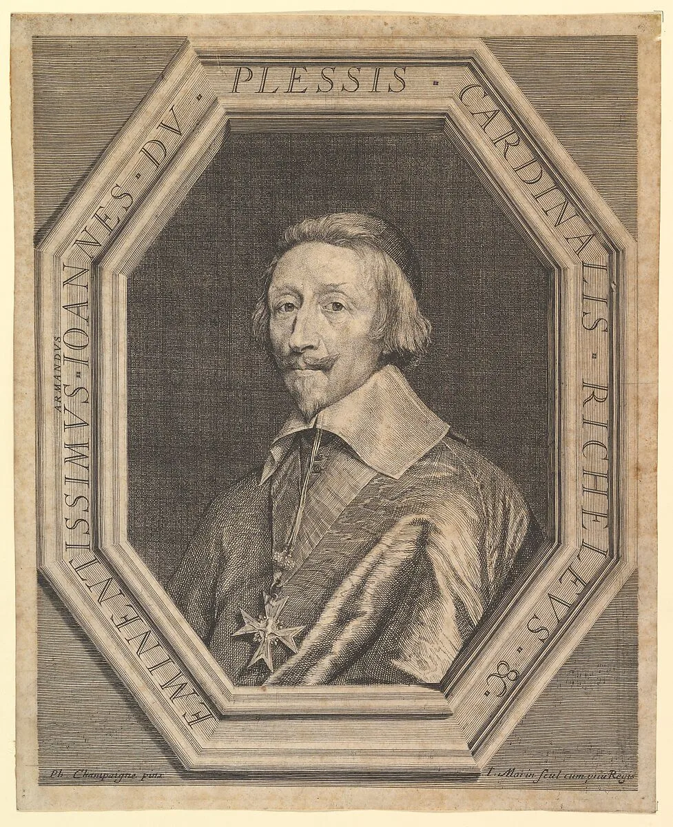 Cardinal de Richelieu — Jean Morin|Philippe de Champaigne
